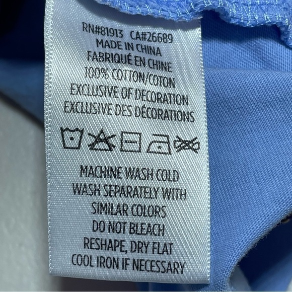 Robert Graham Polo Shirt Mens Large Blue Classic Fit Flip Skull Collar - Picture 11 of 13